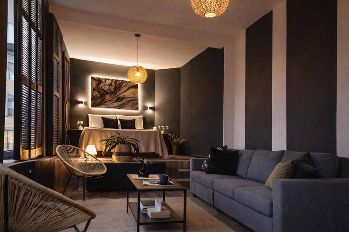 Loft voor 4 personen, with tuin and sauna as well as uitzicht in Antwerpen