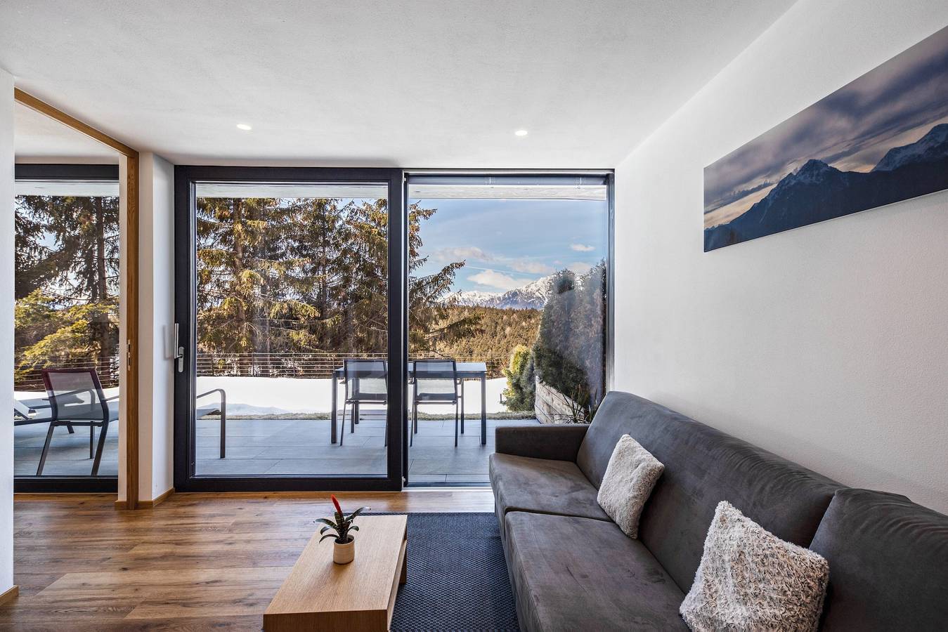 Ganze Wohnung, Ferienwohnung 'Laugen Residenze Moritz' in der Nähe von Meran mit Bergblick und Garten in Hafling Oberdorf, Hafling