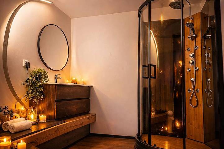 Appartement entier, Le Bain des Violettes • Suite romantique avec jacuzzi privatif in Dole, Jura