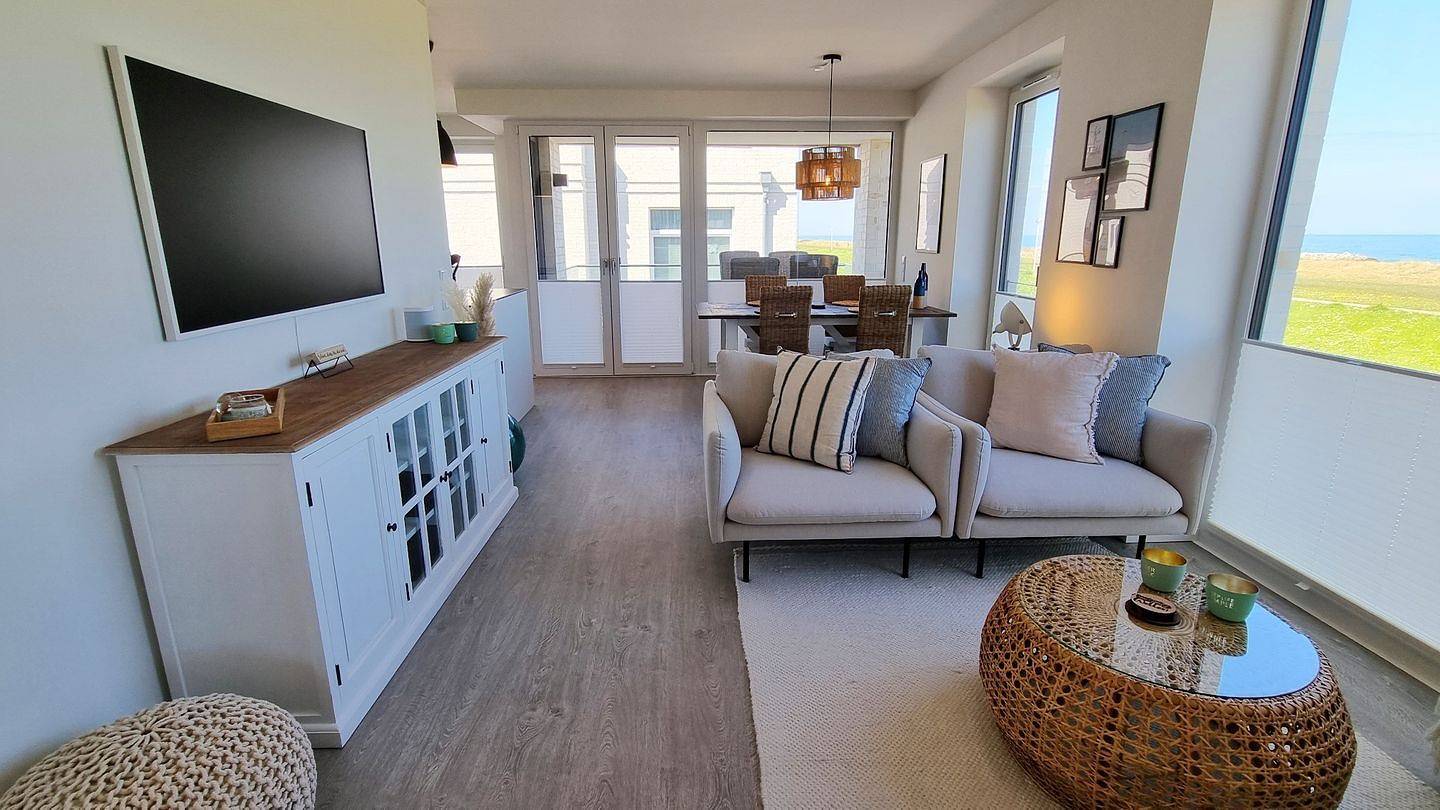 Ganze Wohnung, Ostsee Ferienwohnung Surfside - Meerblick aus jedem Fenster in Kalifornien (Ostsee), Schönberg