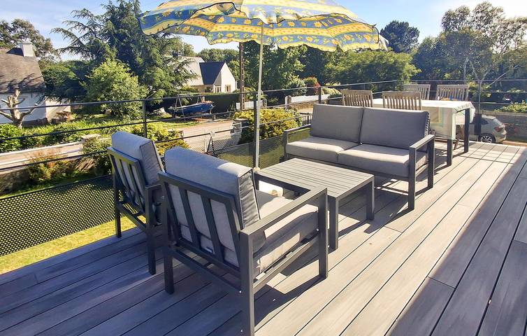 Appartement de vacances entier, Charmant appartement de 2 chambres avec jardin, situé à proximité du centre de Névez et des restaurants in Névez, Région de Quimper