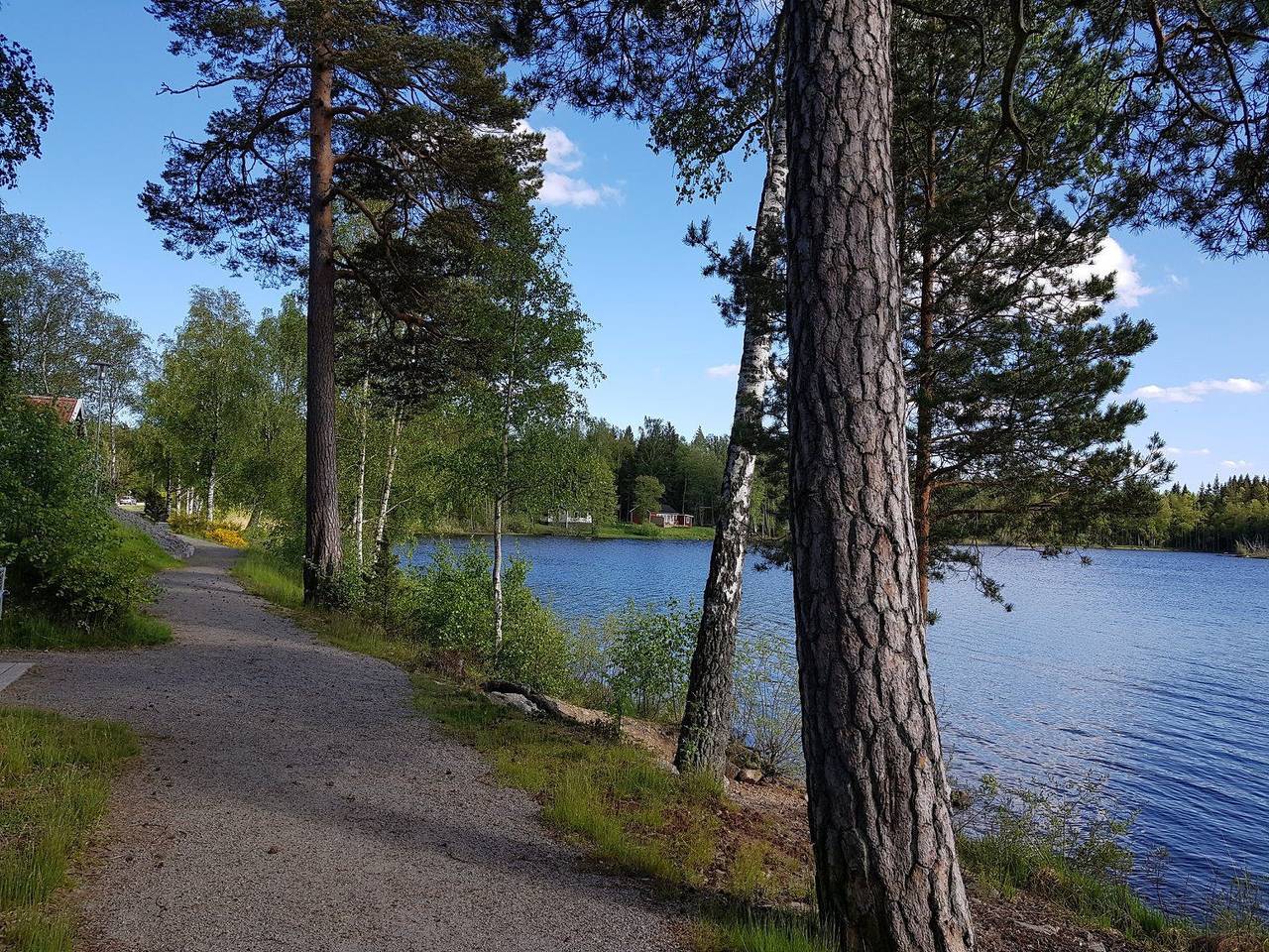 Ferienhaus mit Boot mitten im schwedischen Glasreich in Herråkra, Kronobergs