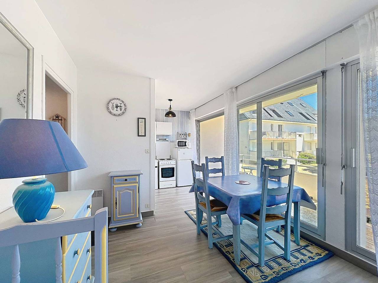 Studio entier, Studio agréable, balcon vue mer - 3 pers. in Quiberon, Côte des Mégalithes