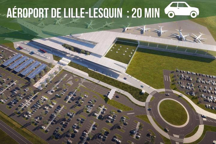 Gîte pour 4 personnes, avec terrasse à Carvin - 4