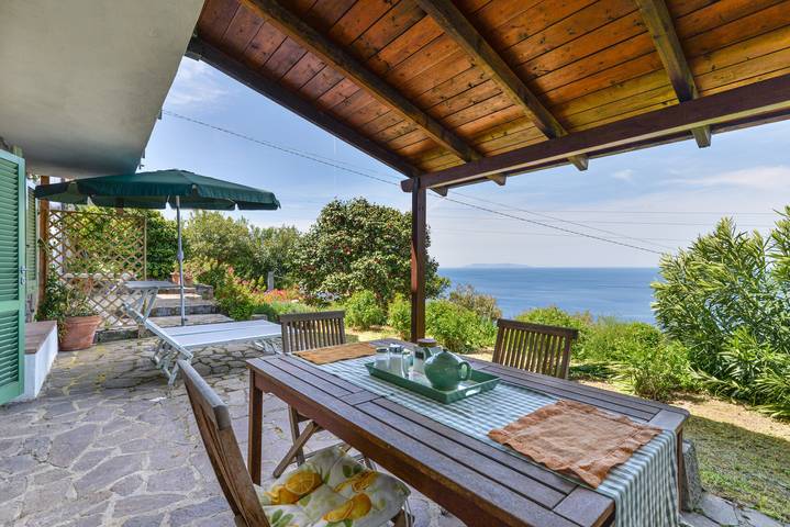 Strandhaus für 3 Personen, mit Garten