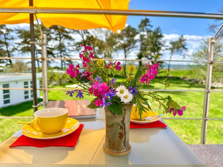 Ferienwohnung für 4 Personen, mit Balkon und Garten in Thiessow