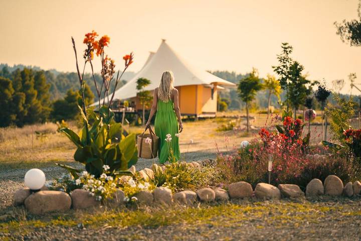 Camping für 4 Personen, mit Pool und Garten sowie Ausblick in Griechenland - 3