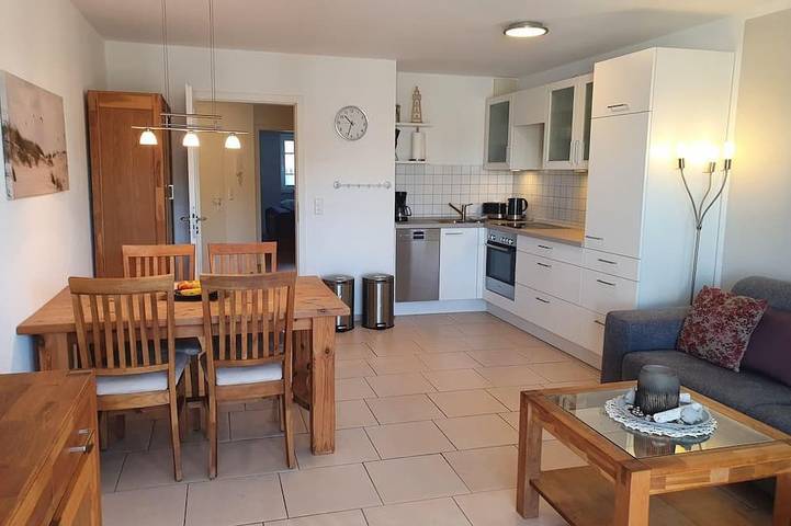 Ferienwohnung für 3 Personen, mit Garten und Balkon