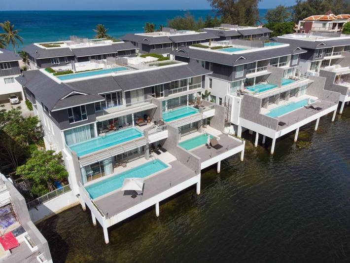 Gîte pour 5 personnes, avec vue sur le lac et jardin ainsi que vue et piscine dans Bang Tao Beach