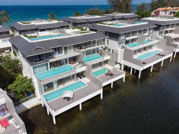 Gîte pour 5 personnes, avec jardin et piscine ainsi que vue sur le lac et vue dans Bang Tao Beach