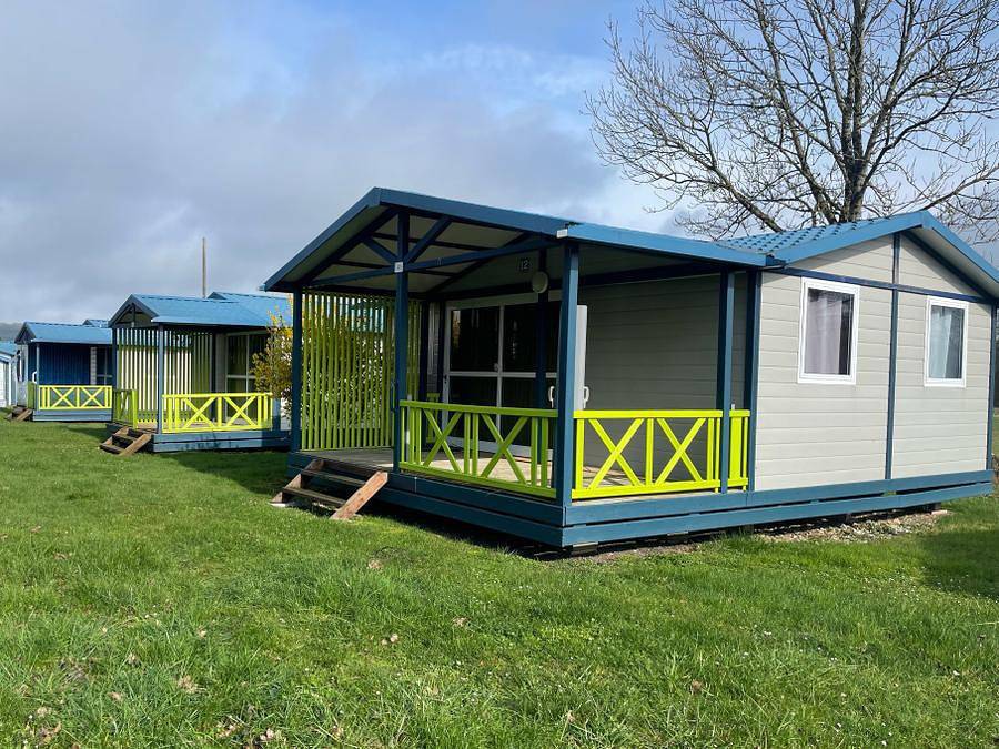 Camping Les Naïades - Chalet 6 personen - Samoa - 32m² - 3 Schlafzimmer in Chatel-Chéhéry, Ardennen