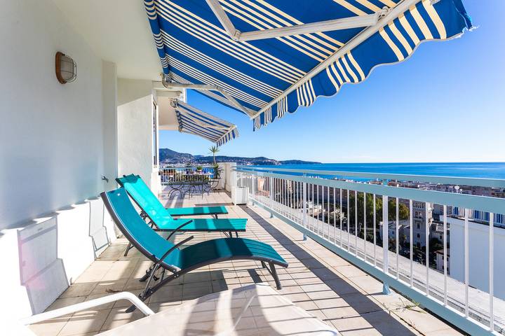 Appartement de vacances pour 4 personnes, avec Terrasse à Nice
