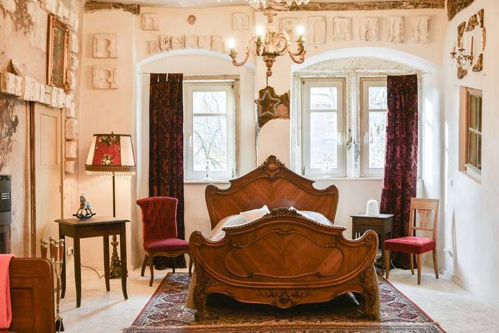 Ferienwohnung für 10 Personen, mit Ausblick und Garten sowie Sauna, mit Haustier in Hildburghausen