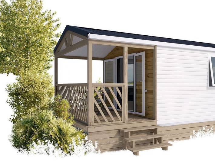 Camping La Gerfleur  - Mobilhome 4 personnes - 2 chambres in Barneville-Carteret, Côte de la Déroute