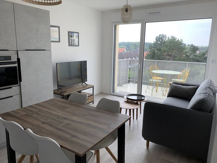 Gîte pour 4 personnes, avec Balcon dans Office De Tourisme De Fort Mahon