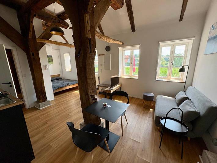 Ferienwohnung für 4 Personen, mit Terrasse und Garten sowie Sauna und Ausblick in Lilienthal - 2