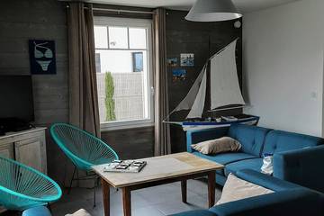 Gîte pour 6 personnes, avec terrasse et jardin dans Yves