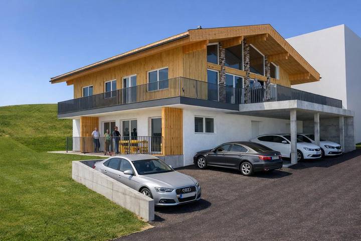Ferienwohnung für 4 Personen, mit Terrasse und Ausblick in Obergurgl