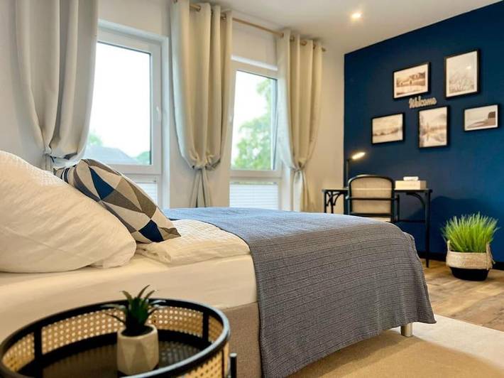 Ferienwohnung für 6 Personen, mit Terrasse und Sauna sowie Ausblick