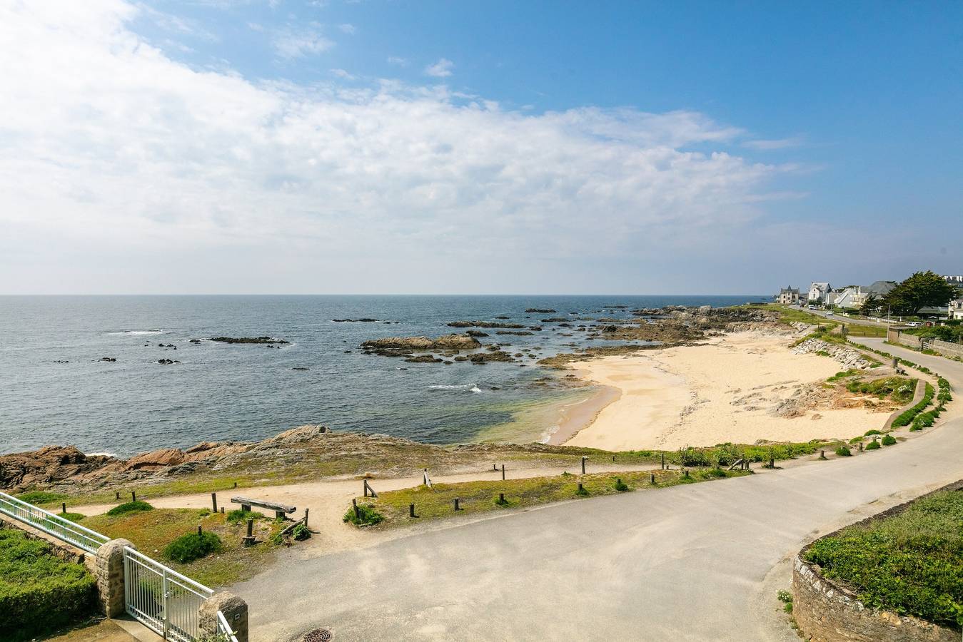 Ganze Wohnung, Ferienwohnung 'Spacieux Face Mer' mit Meerblick und Balkon in Le Croisic, Côte d'Amour