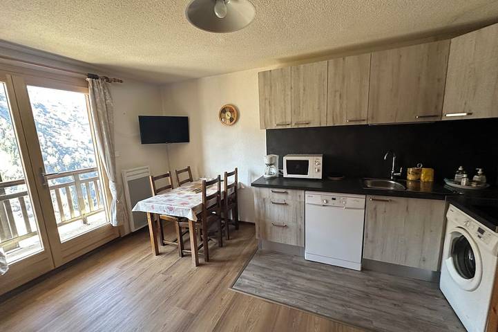 Ganze Wohnung, Apartment Valmeinier 1800 at the foot of the slopes in Valmeinier, Region Saint-Jean-de-Maurienne