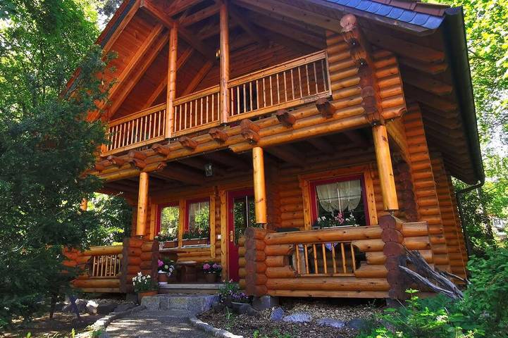 Chalet für 7 Personen, mit Balkon und Garten in Schloss Wernigerode