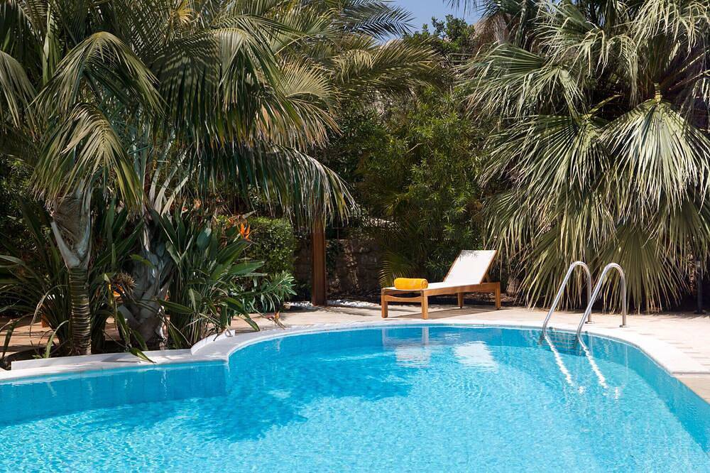 Private Villa mit beheiztem Pool und Meerblick in Koutouloufari, Limenas Chersonisou