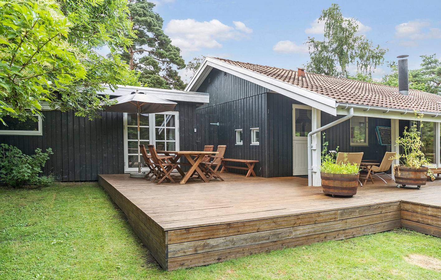 Ferienhaus für 6 Personen mit Terrasse in Hornbæk, Kattegat Küste