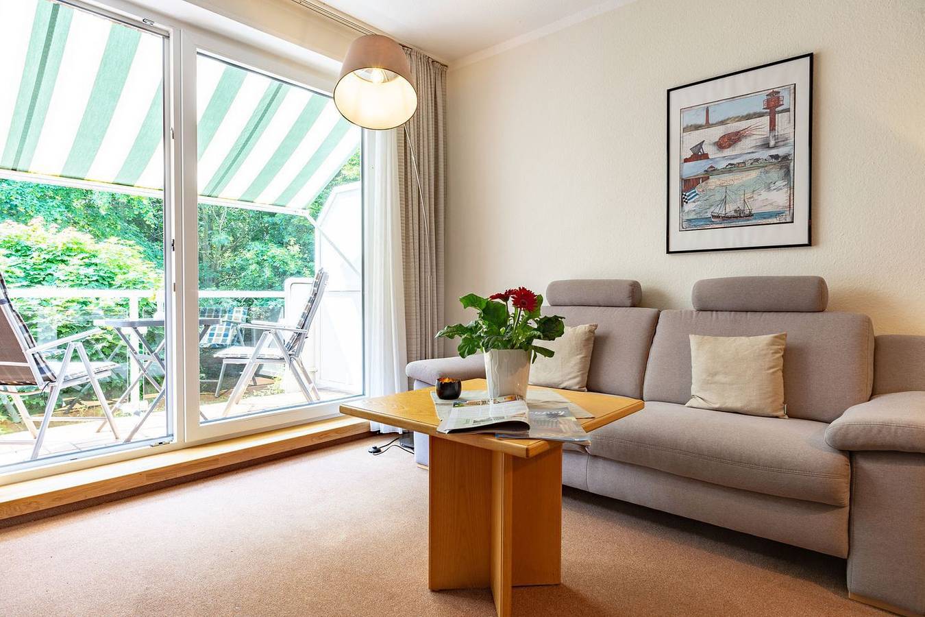 Appartamento intero, Appartamento vacanze per 2 persone con balcone in Norderney