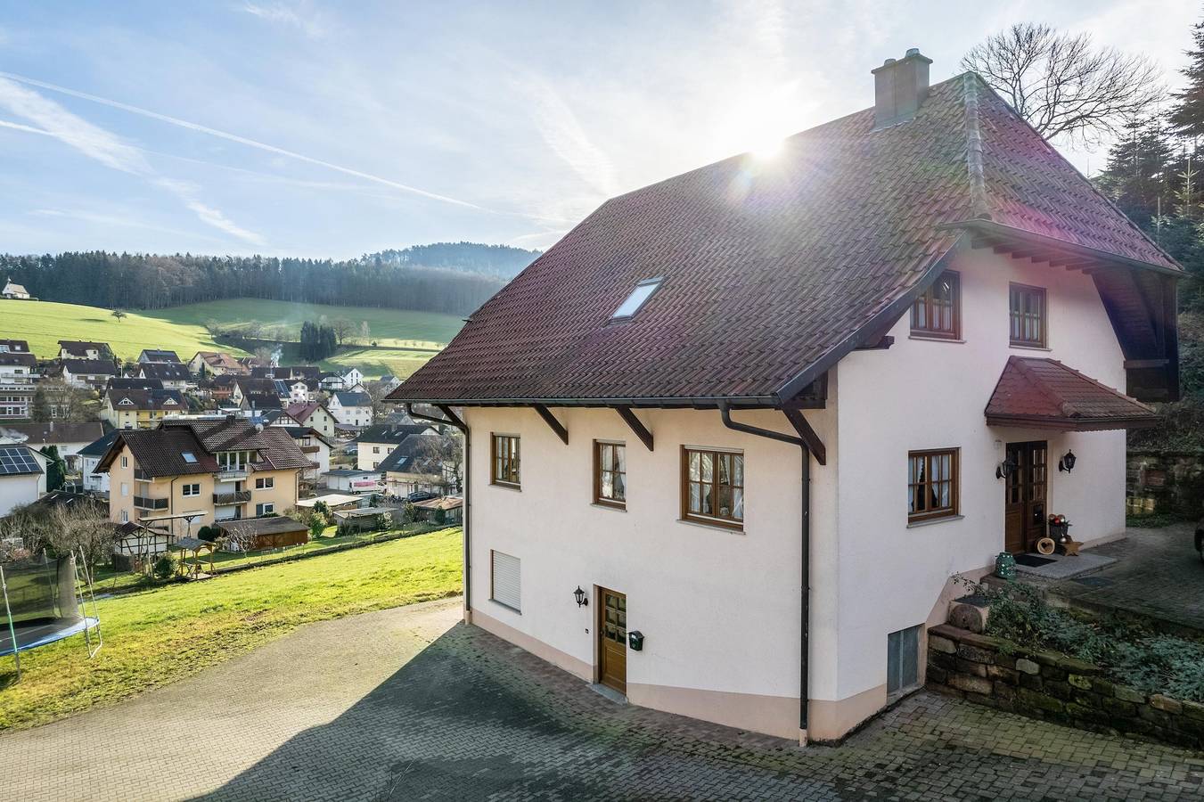 Ganze Wohnung, Ferienwohnung "Kapellenblick" 80qm, 2 Schlafzimmer, max. 5 Personen in Schuttertal, Mittlerer Schwarzwald