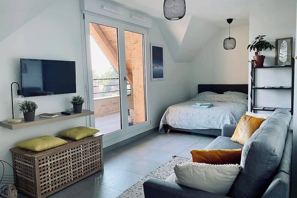 Appartement entier, Sublime Studio, 2 terrasses + vue sur le vignoble in Rosheim, Bas-Rhin Alsace