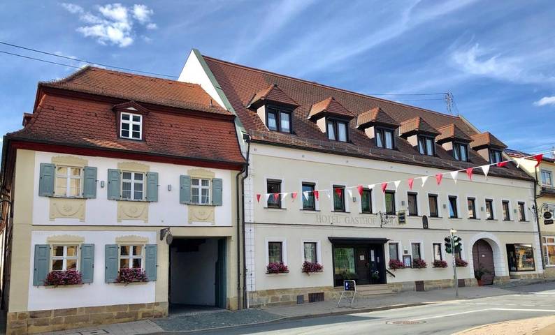 Hotel für 3 Personen, mit Terrasse und Garten sowie Ausblick in Scheßlitz