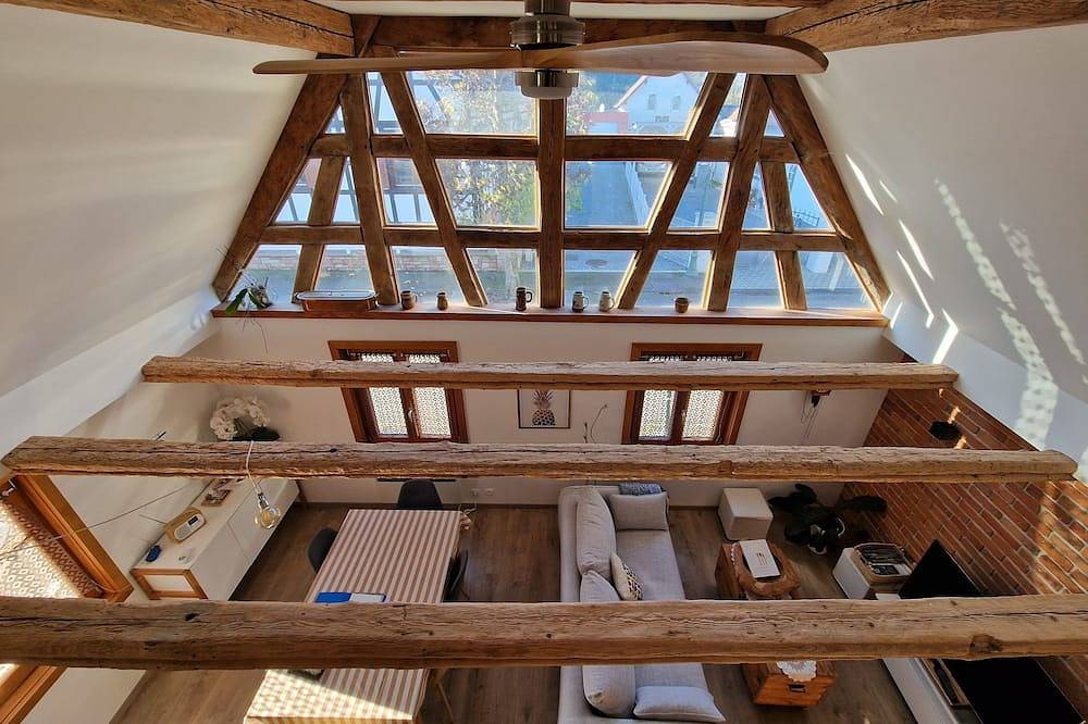 Une Maison à Colombages - Cosy, Lumineuse et Sauna in Kesseldorf, Region Weißenburg