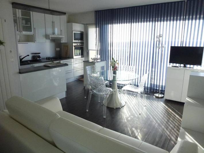 Location de vacances pour 4 personnes, avec vue et balcon dans Port D Echouage Pornichet