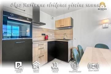 Gîte pour 6 personnes, avec jardin ainsi que piscine et sauna à Levernois