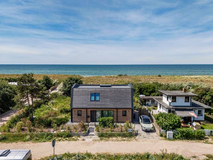 Ferienhaus für 6 Personen, mit Terrasse und Garten sowie Sauna in Dierhagen