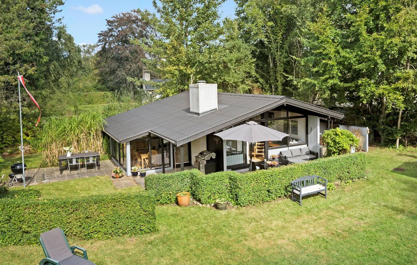 Ferienhaus für 4 Personen mit Terrasse in Kaldred, Kalundborg und Umgebung