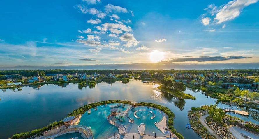 Station pour 6 personnes, avec piscine et jardin ainsi que sauna et vue, animaux acceptés à Bailly-Romainvilliers - 3