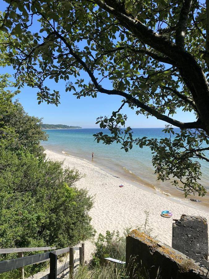 Camping für 4 Personen, mit Whirlpool und Garten sowie Sauna und Ausblick auf Bornholm