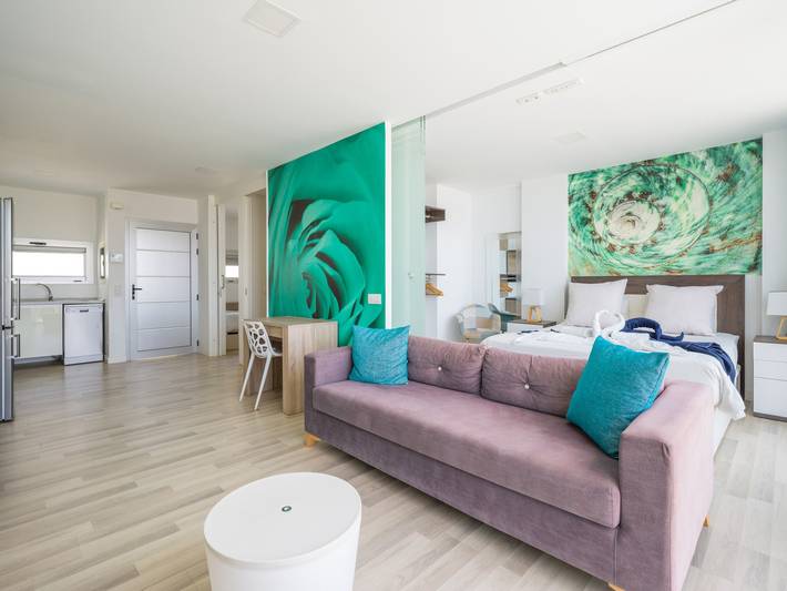 Holiday rental for 4 people, with terrace and pool as well as view, child-friendly in Puerto Rico (Gran Canaria)