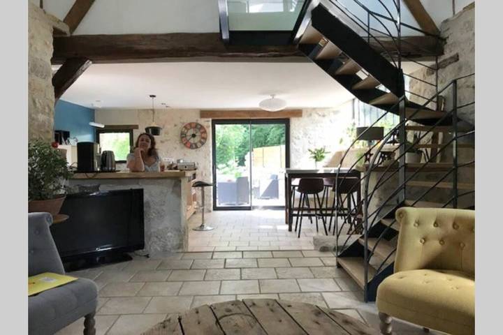 Maison de vacances pour 5 personnes, avec vue et jardin