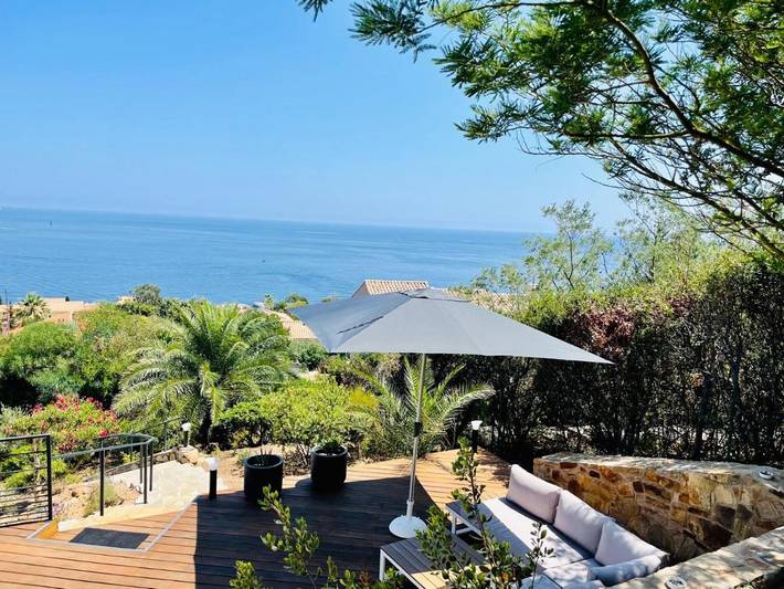 Villa pour 12 personnes, avec jardin ainsi que piscine et vue dans Anthéor - 3