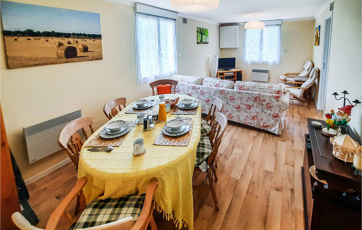 Charmant appartement de 72m2 avec parking et jardin in Chelun, Fougères-Vitré