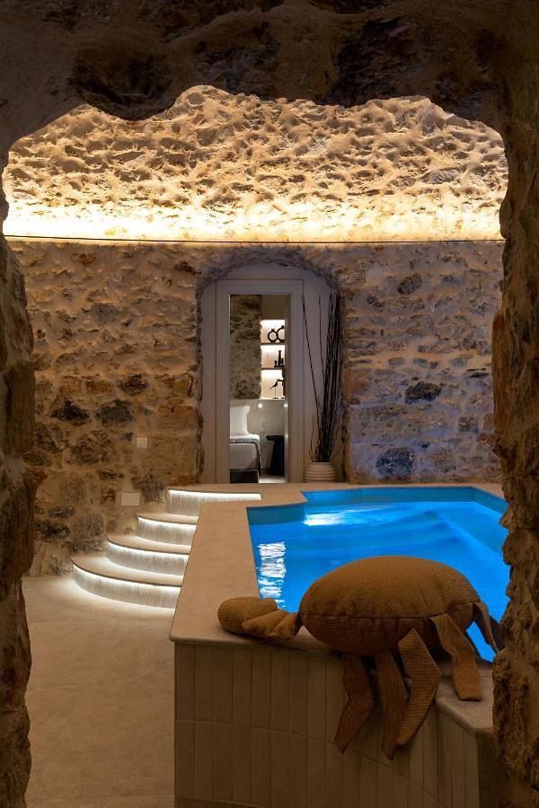 Hôtel pour 2 personnes, avec piscine ainsi que sauna et jacuzzi dans Gytheion