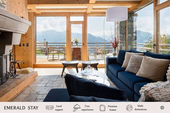 Chalet for 10 people, with balcony in Verbier