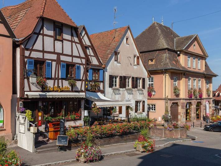 Location de vacances pour 4 personnes, avec balcon à Dambach-la-Ville