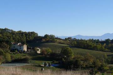 Agriturismo pour 22 personnes, avec jardin ainsi que terrasse et piscine à Gaudiès