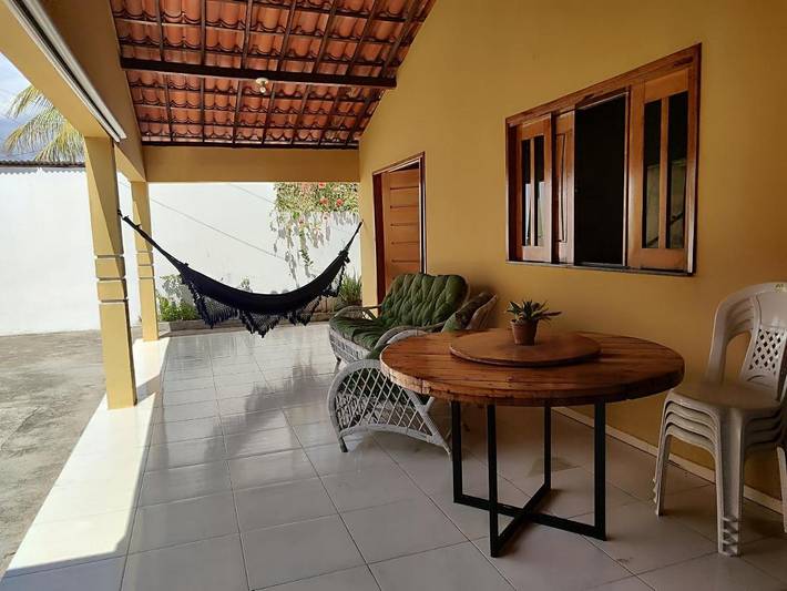 Casas e apartamentos de temporada para 7 pessoas, com jardim e balcão em Piranha