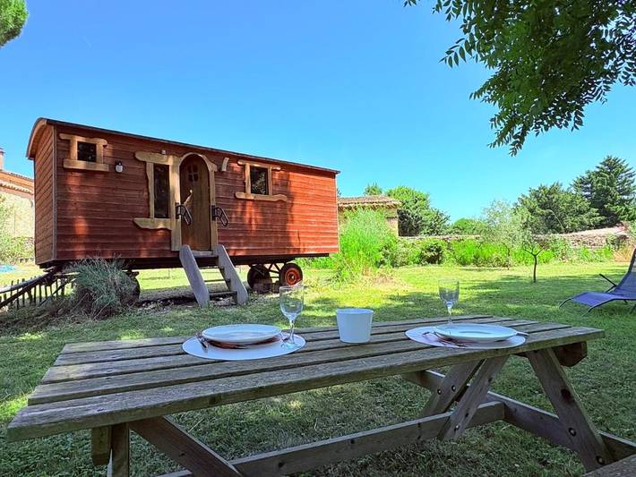 Tente pour 2 personnes, avec jardin dans la Drôme - 2