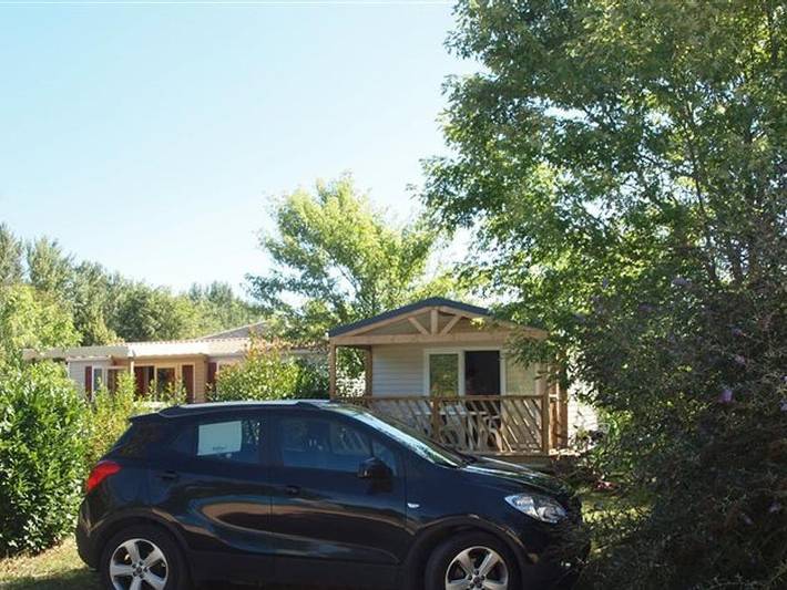 Camping La Dourbie - Mobilheim 4 personen - Mh2 Templer in Saint-Jean-du-Bruel, Parc naturel régional des Grands Causses